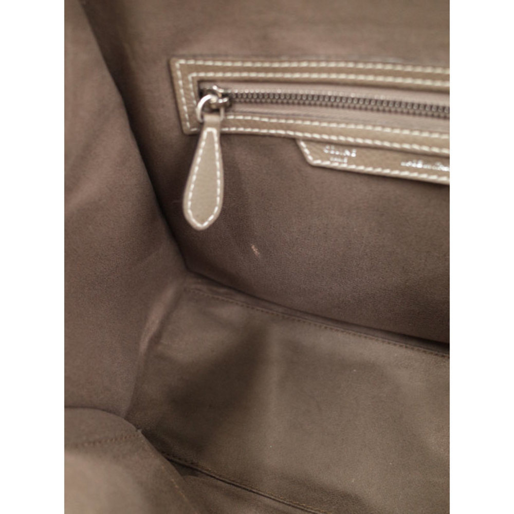 Celine Handbag Greige Tote Micro Shopper - Picture 8 of 9